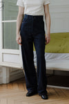 BASERANGE Navarro trousers Made in Portugal BAS-TRNA-CO-SP24-LAN Blue TRNA-CO-SP24